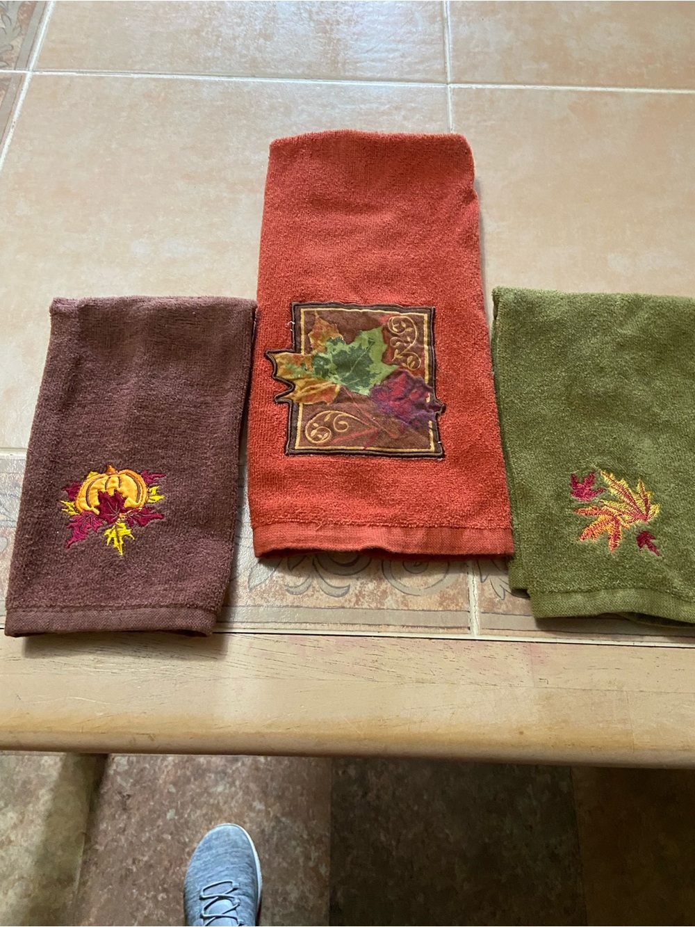 Falldecor towels